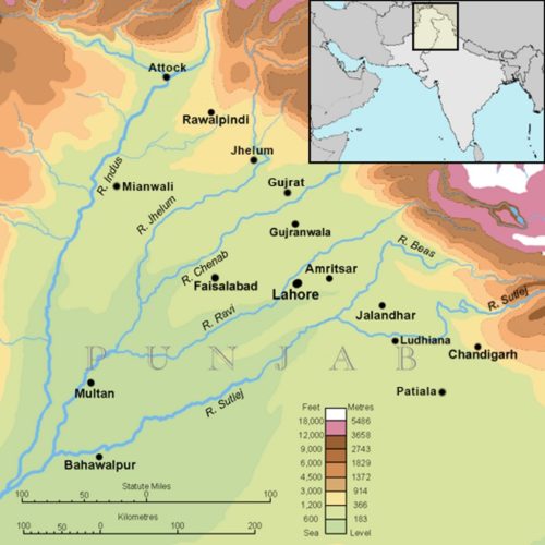 Punjab_map_(topographic)_with_cities | solidwasteindia.com